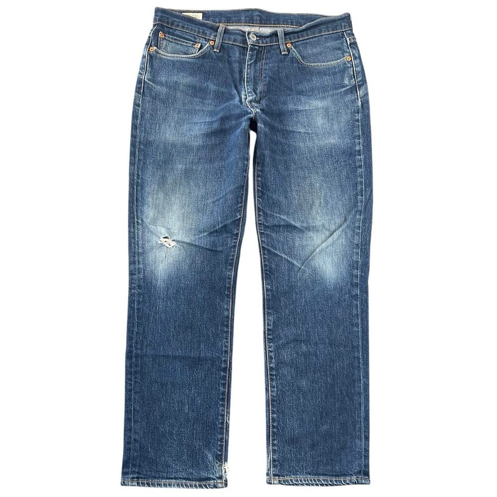 Levi’s 541 Athletic Taper Jeans Distressed Medium Wash Men’s 33x28.5 Tailored